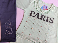 Fine Jersy with denim pent